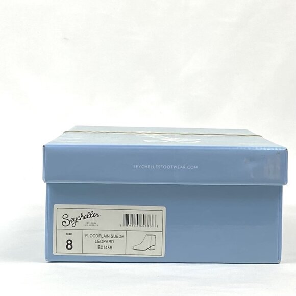 New Anthropologie's Seychelles Floodplains Leopard Suede Leather Ankle Bootie 8 - Picture 8 of 8